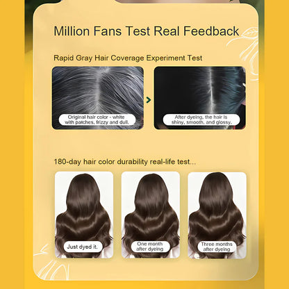 🧴Buy 1 Get 2 FREE -  Natural Hair Dye Shampoo🧴🌿